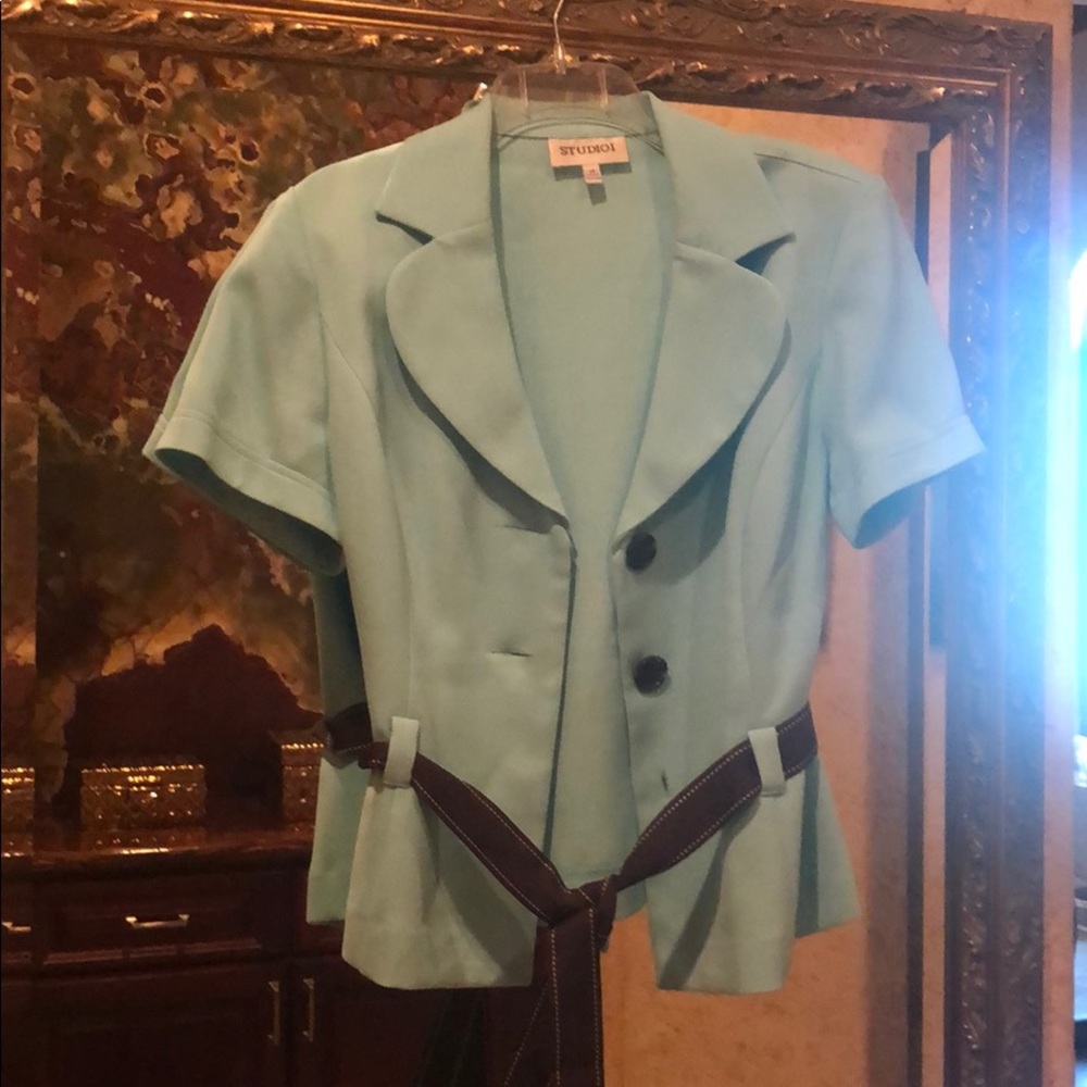 Tiffany Blue Jacket - Size 14 - Picture 4 of 6
